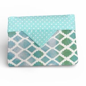 Hand Crafted Snap Bag Pouch Fabric Coin Purse Makeup Card Holder